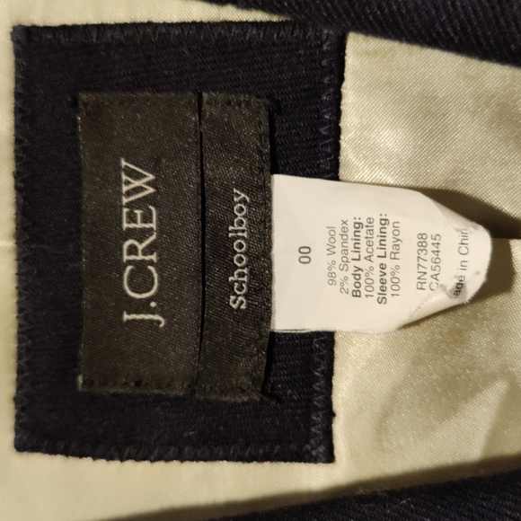 Jcrew 00 schoolboy navy blazer - Picture 2 of 4